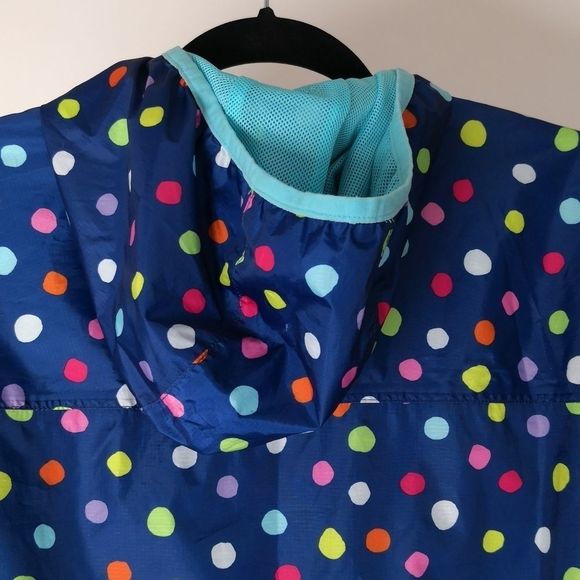 Lands' End Kids jacket winter hoodie waterproof sz L sport multicolor - Picture 9 of 10